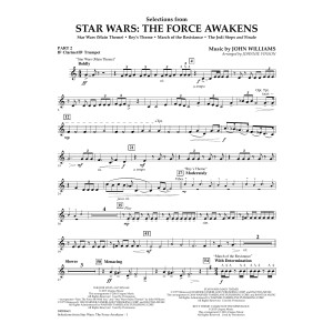 Selections from Star Wars: The Force Awakens - Pt.2 - Bb Clarinet/Bb Trumpet