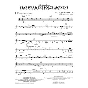 Selections from Star Wars: The Force Awakens - Pt.3 - Eb Alto Sax/Alto Clar.