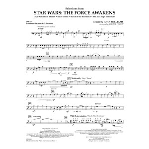 Selections from Star Wars: The Force Awakens - Pt.4 - Trombone/Bar. B.C./Bsn.