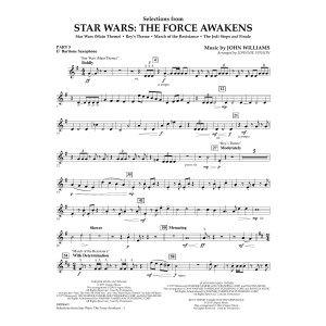 Selections from Star Wars: The Force Awakens - Pt.5 - Eb Baritone Saxophone