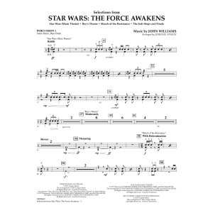 Selections from Star Wars: The Force Awakens - Percussion 1