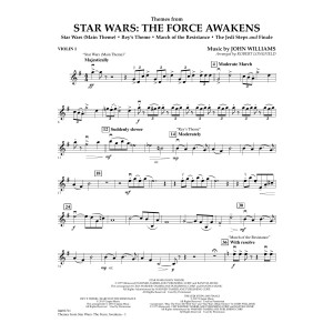 Themes from Star Wars: The Force Awakens - Violin 1
