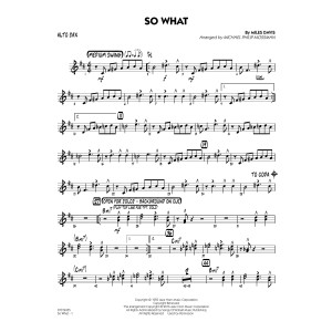 So What - Alto Sax