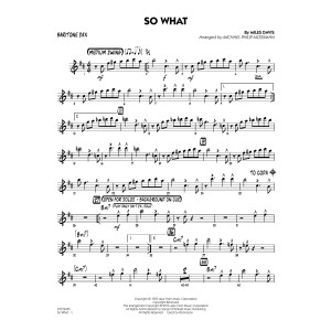 So What - Baritone Sax
