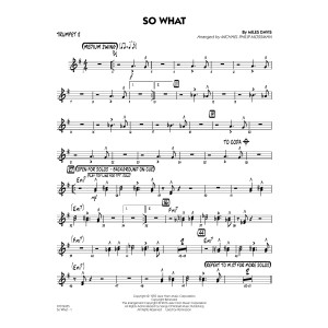 So What - Trumpet 2