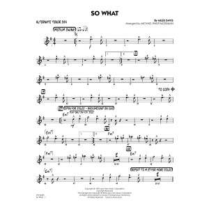 So What - Alternate Tenor Sax