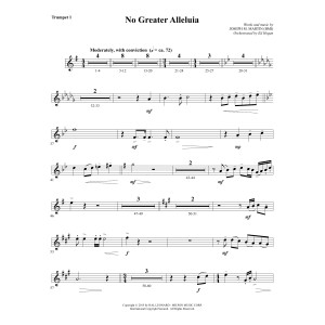 No Greater Alleluia - Bb Trumpet 1