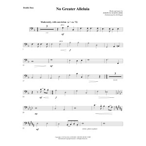 No Greater Alleluia - Double Bass