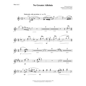 No Greater Alleluia - Flute 1 & 2
