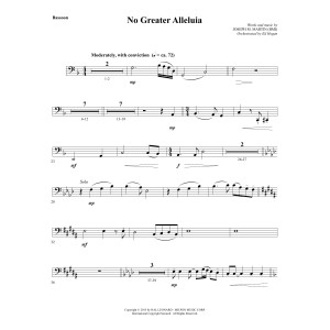 No Greater Alleluia - Bassoon