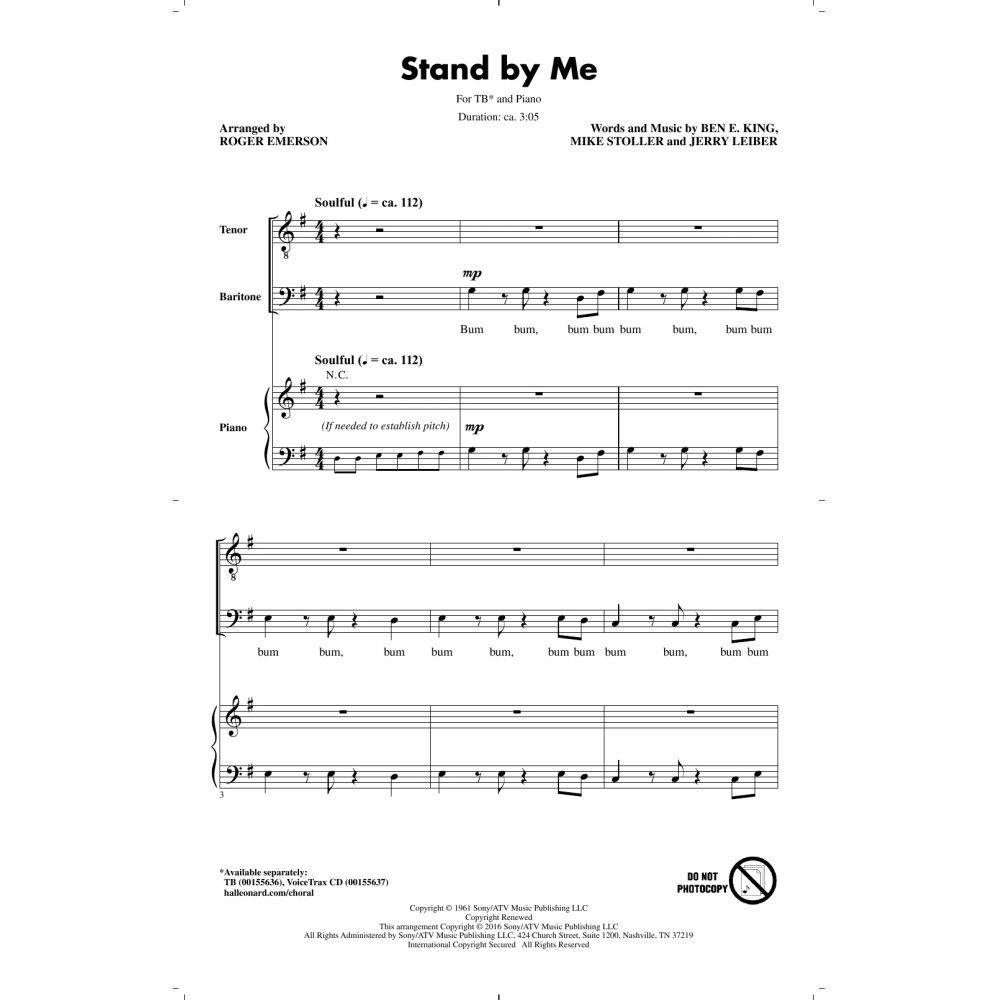 Stand By Me (Arr. Roger Emerson)