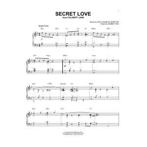 Secret Love [Jazz version] (arr. Brent Edstrom)