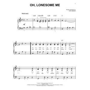 Oh, Lonesome Me