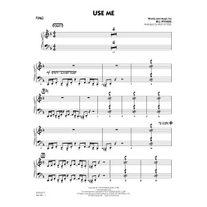Use Me - Piano