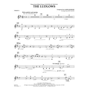 The Ludlows (Theme from Legends of the Fall) - Violin 2