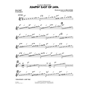 Jumpin' East of Java - Eb Solo Sheet