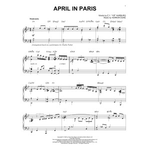 April In Paris (arr. Brent Edstrom)