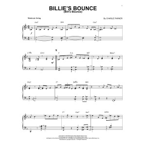 Billie's Bounce (Bill's Bounce) (arr. Brent Edstrom)