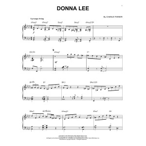 Donna Lee (arr. Brent Edstrom)