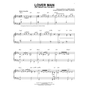 Lover Man (Oh, Where Can You Be?) (arr. Brent Edstrom)
