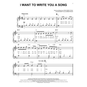 I Want To Write You A Song