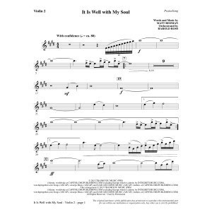 It Is Well with My Soul - Violin 2