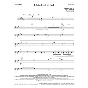 It Is Well with My Soul - Double Bass