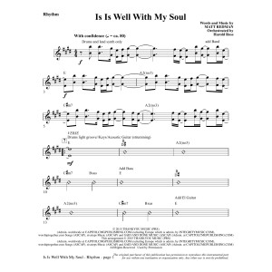 It Is Well with My Soul - Rhythm