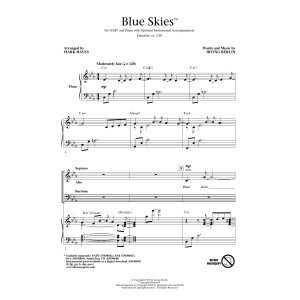Blue Skies (arr. Mark Hayes)