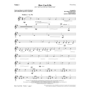 How Can It Be - Violin 1