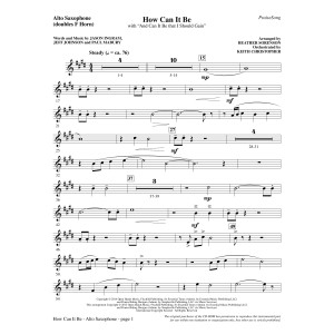 How Can It Be - Alto Sax (sub. Horn)