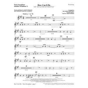 How Can It Be - Tenor Sax (sub. Tbn 2)