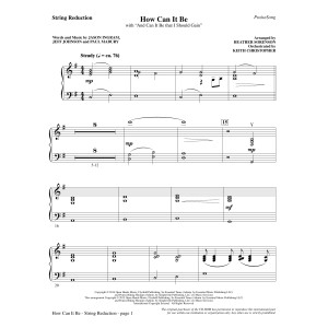 How Can It Be - Keyboard String Reduction