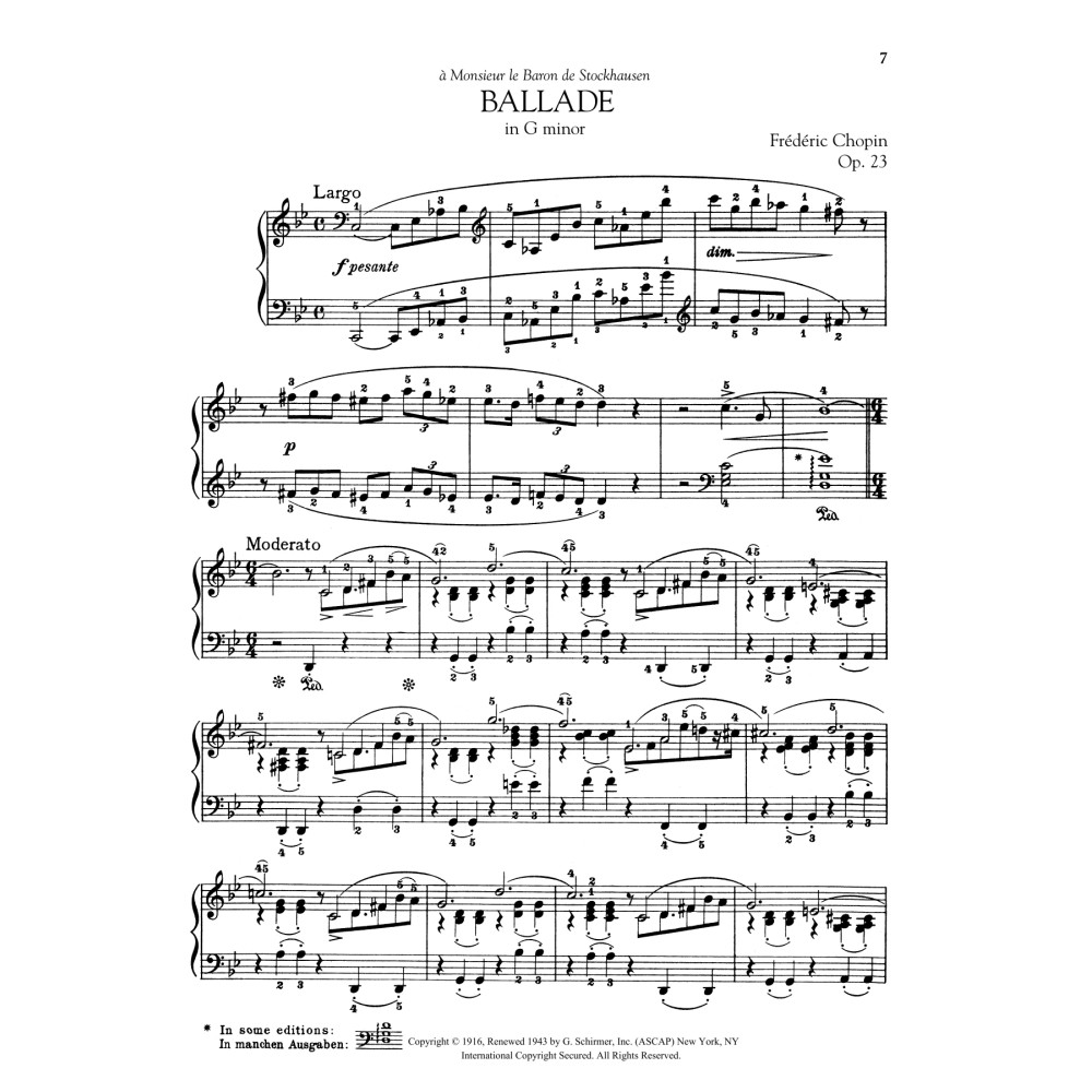 Ballade in G minor, Op. 23