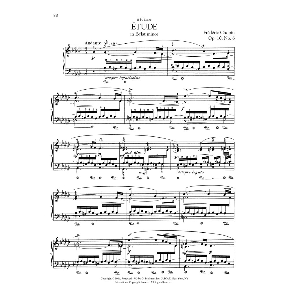 Etude in E-flat minor, Op. 10, No. 6