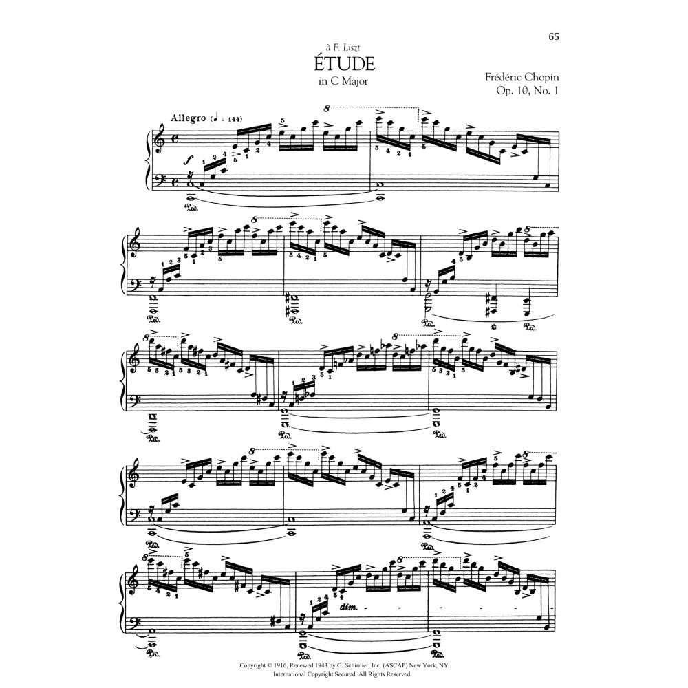 Etude in C Major, Op. 10, No. 1