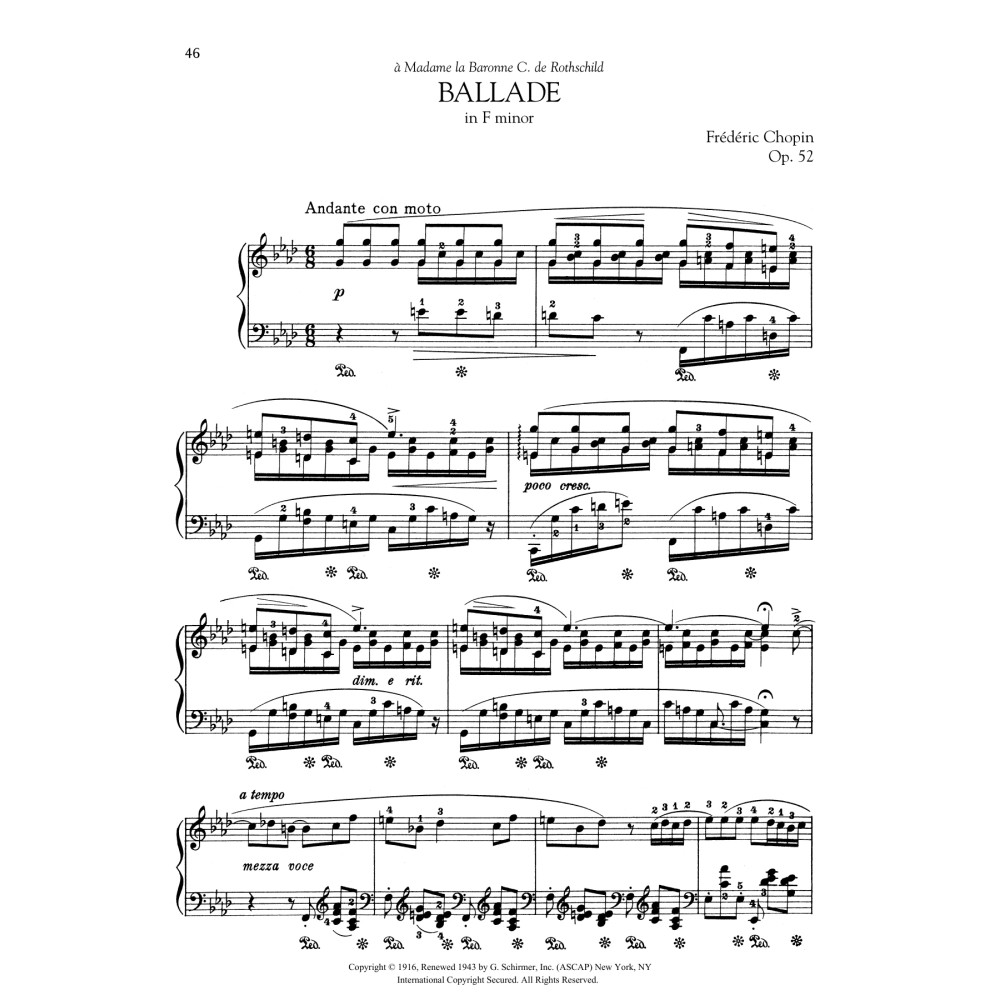 Ballade in F minor, Op. 52