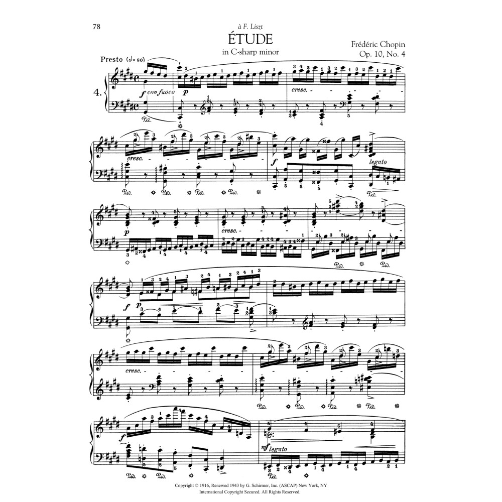 Etude in C-sharp minor, Op. 10, No. 4
