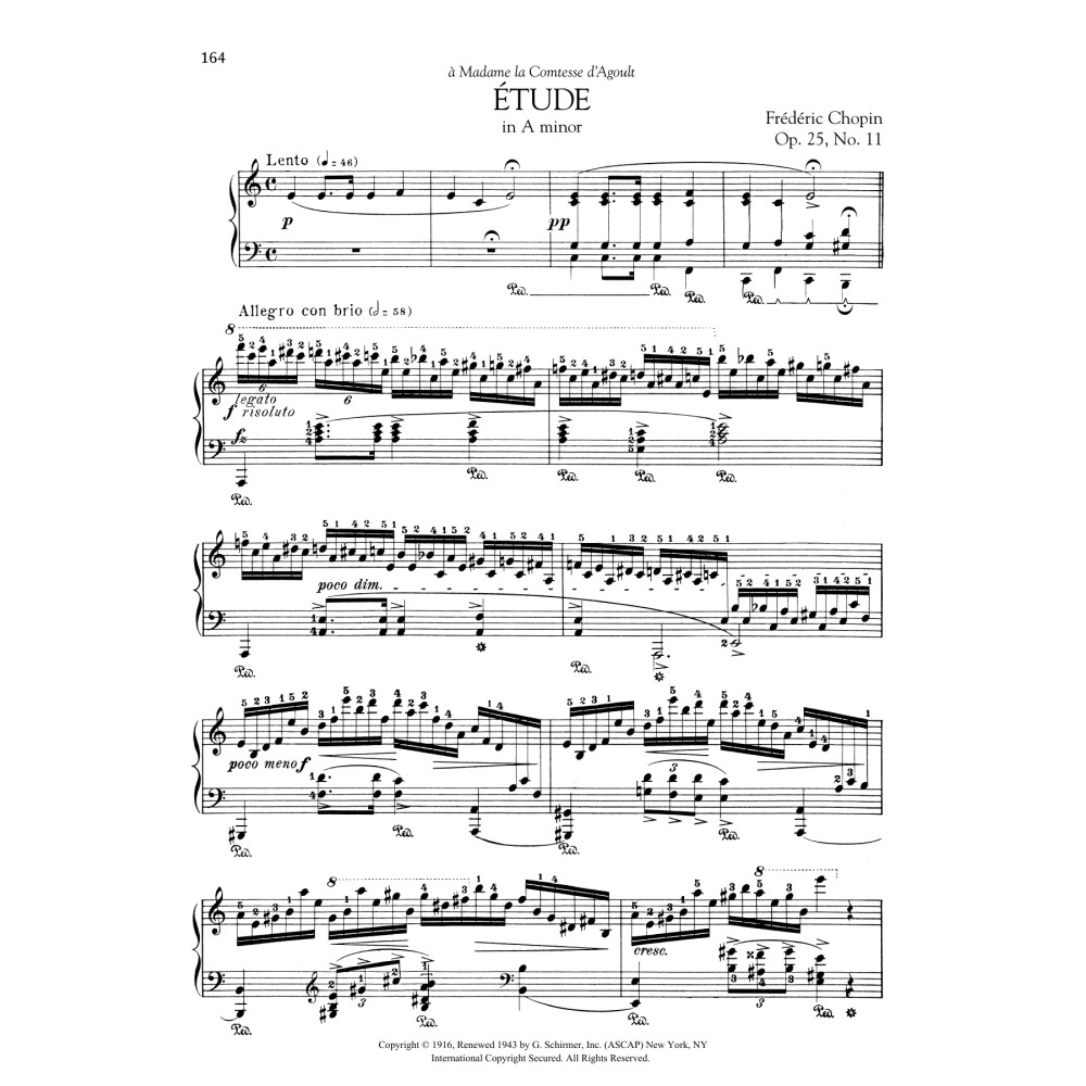 Etude in A minor, Op. 25, No. 11