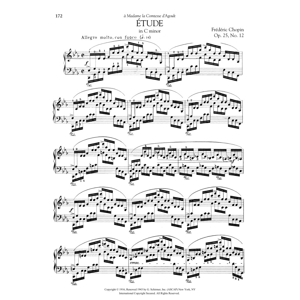 Etude in C minor, Op. 25, No. 12