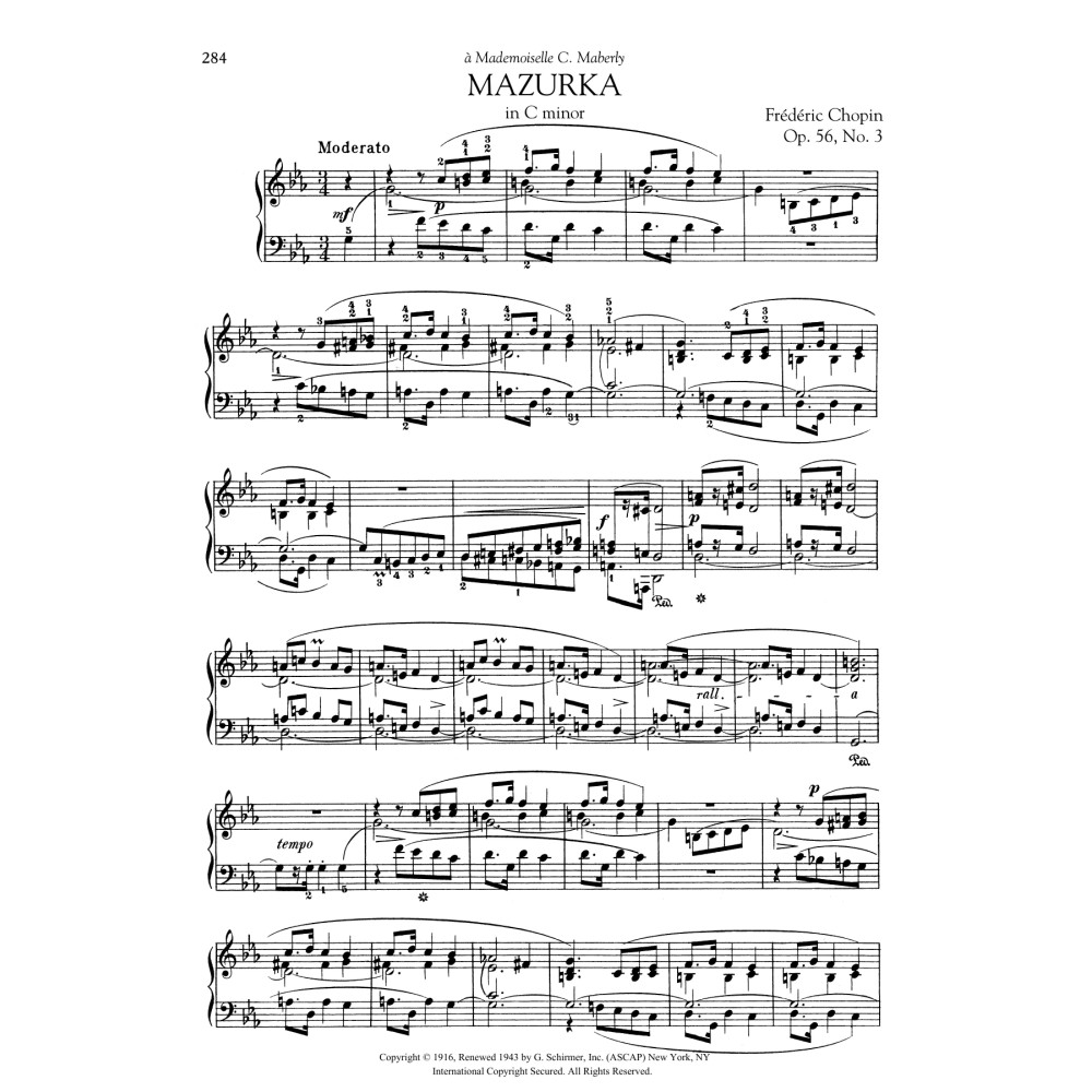 Mazurka in C minor, Op. 56, No. 3