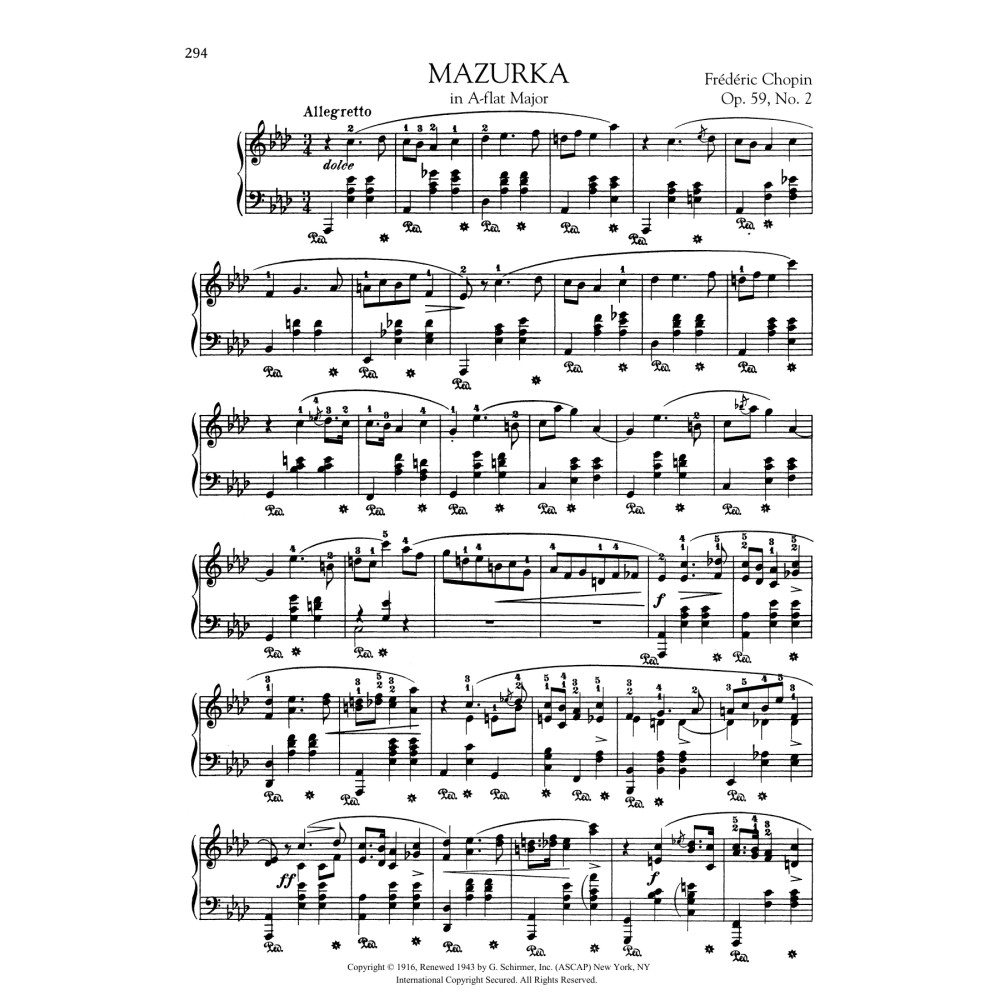 Mazurka in A-flat Major, Op. 59, No. 2