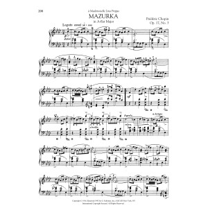 Mazurka in A-flat Major, Op. 17, No. 3