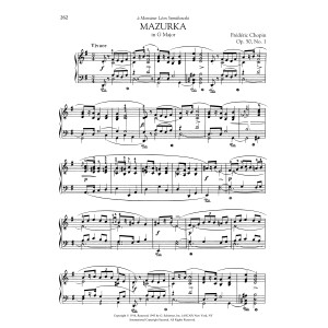 Mazurka in G Major, Op. 50, No. 1