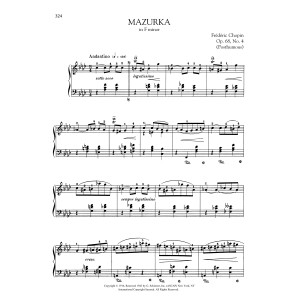 Mazurka in F minor, Op.68, No. 4 (Posthumous)