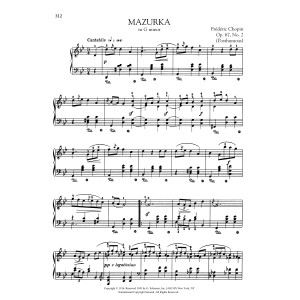 Mazurka in G minor, Op. 67, No. 2 (Posthumous)