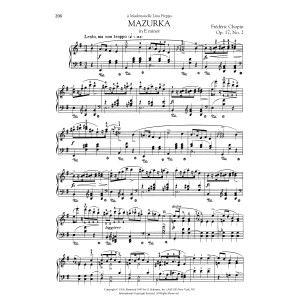 Mazurka in E minor, Op. 17, No. 2