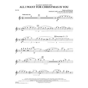 All I Want for Christmas Is You (arr. Michael Brown) - Flute