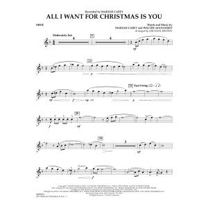 All I Want for Christmas Is You (arr. Michael Brown) - Oboe