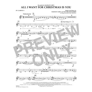 All I Want for Christmas Is You (arr. Michael Brown) - Bb Clarinet 3